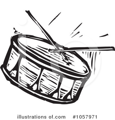 Royalty-Free (RF) Drums Clipart Illustration by xunantunich - Stock Sample #1057971