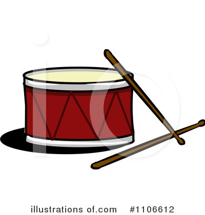 Royalty-Free (RF) Drums Clipart Illustration by Cartoon Solutions - Stock Sample #1106612