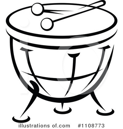 Royalty-Free (RF) Drums Clipart Illustration by Vector Tradition SM - Stock Sample #1108773