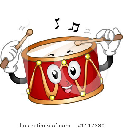 Royalty-Free (RF) Drums Clipart Illustration by BNP Design Studio - Stock Sample #1117330