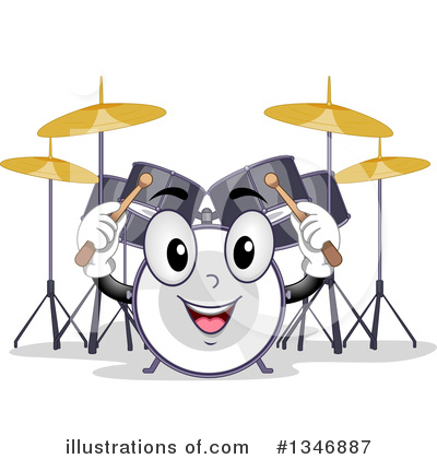 Drums Clipart #1346887 by BNP Design Studio