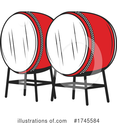 Royalty-Free (RF) Drums Clipart Illustration by Vector Tradition SM - Stock Sample #1745584
