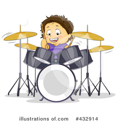 Royalty-Free (RF) Drums Clipart Illustration by BNP Design Studio - Stock Sample #432914