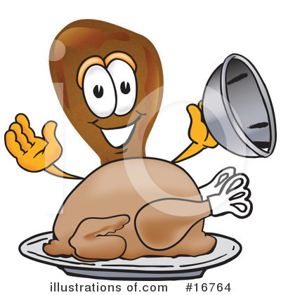 Drumstick Character Clipart #16764 by Mascot Junction