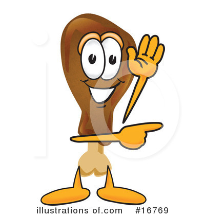 Royalty-Free (RF) Drumstick Character Clipart Illustration by Mascot Junction - Stock Sample #16769