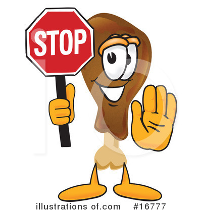 Stop Sign Clipart #16777 by Mascot Junction