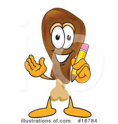 Royalty-Free (RF) Drumstick Character Clipart Illustration by Mascot Junction - Stock Sample #16784