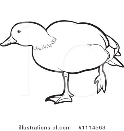 Royalty-Free (RF) Duck Clipart Illustration by Lal Perera - Stock Sample #1114563