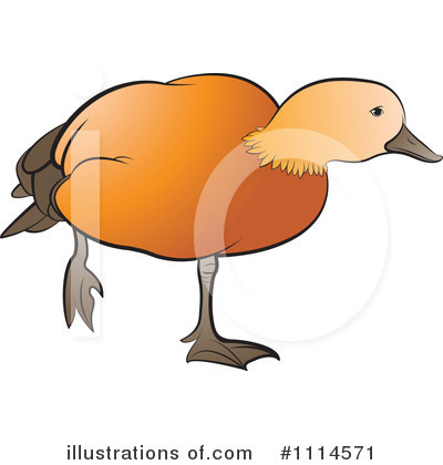 Royalty-Free (RF) Duck Clipart Illustration by Lal Perera - Stock Sample #1114571