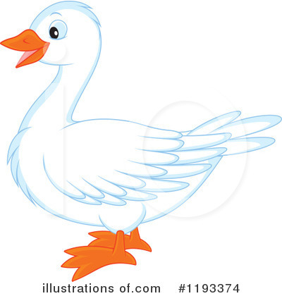 Royalty-Free (RF) Duck Clipart Illustration by Alex Bannykh - Stock Sample #1193374