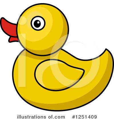 Royalty-Free (RF) Duck Clipart Illustration by Vector Tradition SM - Stock Sample #1251409