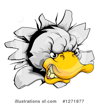 Royalty-Free (RF) Duck Clipart Illustration by AtStockIllustration - Stock Sample #1271877