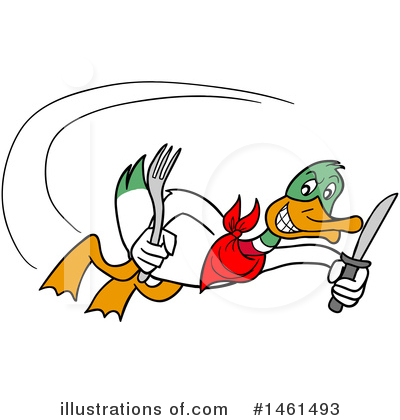 Duck Clipart #1461493 by LaffToon