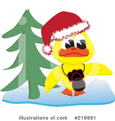 Royalty-Free (RF) Duck Clipart Illustration by kaycee - Stock Sample #218881