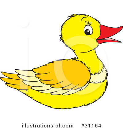 Royalty-Free (RF) Duck Clipart Illustration by Alex Bannykh - Stock Sample #31164