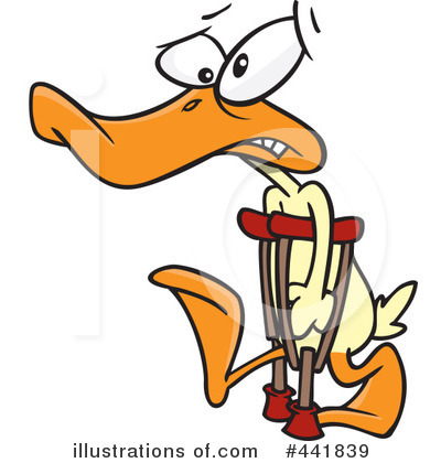 Royalty-Free (RF) Duck Clipart Illustration by toonaday - Stock Sample #441839
