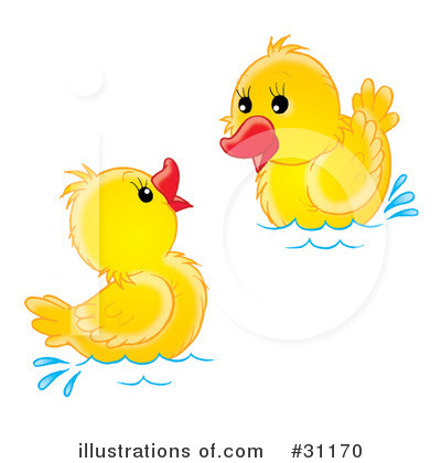 Royalty-Free (RF) Ducks Clipart Illustration by Alex Bannykh - Stock Sample #31170