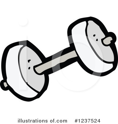 Barbell Clipart #1237524 by lineartestpilot