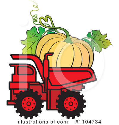 Royalty-Free (RF) Dump Truck Clipart Illustration by Lal Perera - Stock Sample #1104734