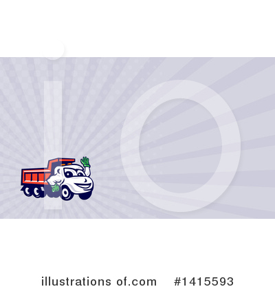 Dump Truck Clipart #1415593 by patrimonio