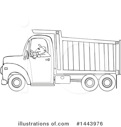 Dump Truck Clipart #1443976 by djart