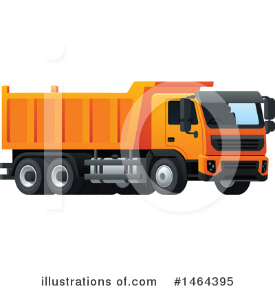 Royalty-Free (RF) Dump Truck Clipart Illustration by Vector Tradition SM - Stock Sample #1464395