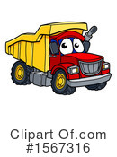 Dump Truck Clipart #1567316 by AtStockIllustration