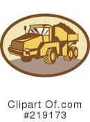 Dump Truck Clipart #219173 by patrimonio
