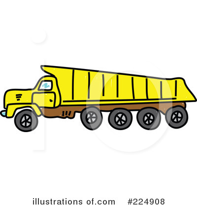 Royalty-Free (RF) Dump Truck Clipart Illustration by Prawny - Stock Sample #224908