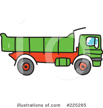 Royalty-Free (RF) Dump Truck Clipart Illustration by Prawny - Stock Sample #225265