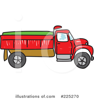 Royalty-Free (RF) Dump Truck Clipart Illustration by Prawny - Stock Sample #225270
