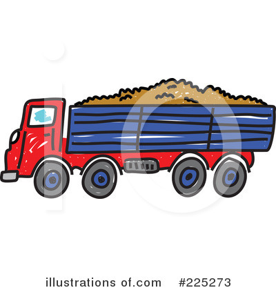 Royalty-Free (RF) Dump Truck Clipart Illustration by Prawny - Stock Sample #225273