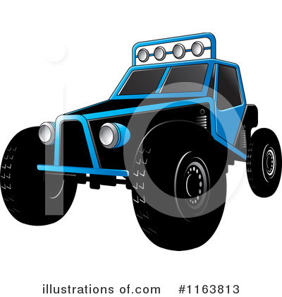 Royalty-Free (RF) Dune Buggy Clipart Illustration by Lal Perera - Stock Sample #1163813
