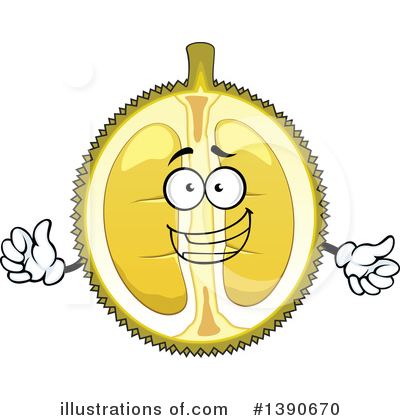 Durian Clipart #1390670 by Vector Tradition SM