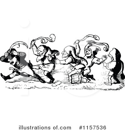 Royalty-Free (RF) Dwarf Clipart Illustration by Prawny Vintage - Stock Sample #1157536