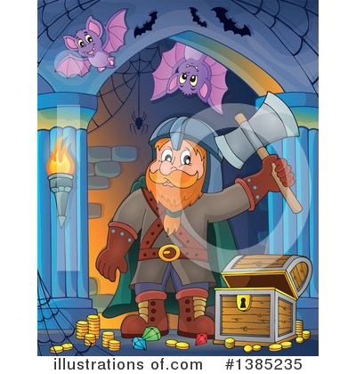 Royalty-Free (RF) Dwarf Clipart Illustration by visekart - Stock Sample #1385235