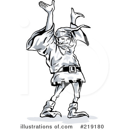 Royalty-Free (RF) Dwarf Clipart Illustration by patrimonio - Stock Sample #219180