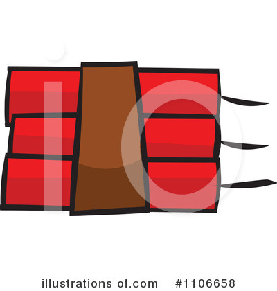 Royalty-Free (RF) Dynamite Clipart Illustration by Cartoon Solutions - Stock Sample #1106658