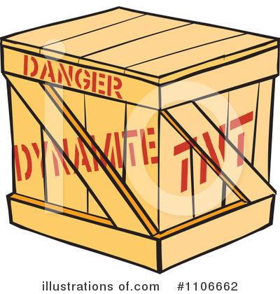 Royalty-Free (RF) Dynamite Clipart Illustration by Cartoon Solutions - Stock Sample #1106662