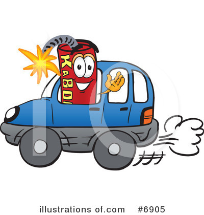 Royalty-Free (RF) Dynamite Clipart Illustration by Mascot Junction - Stock Sample #6905