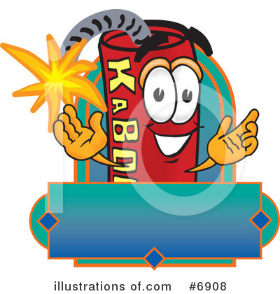 Royalty-Free (RF) Dynamite Clipart Illustration by Mascot Junction - Stock Sample #6908