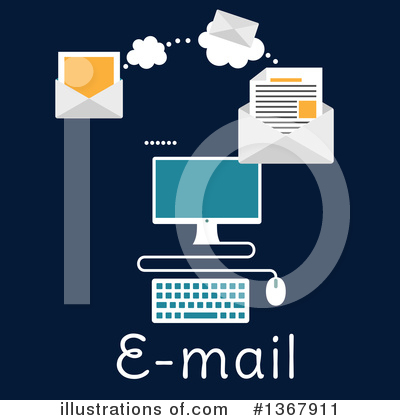 Email Clipart #1367911 by Vector Tradition SM
