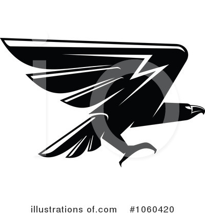 Royalty-Free (RF) Eagle Clipart Illustration by Vector Tradition SM - Stock Sample #1060420