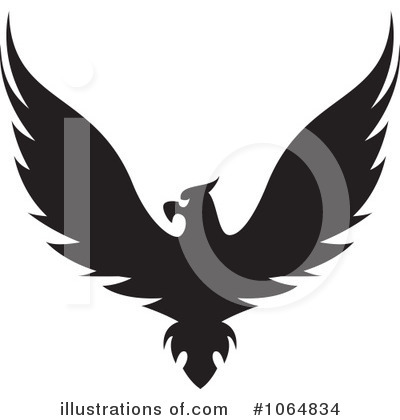 Royalty-Free (RF) Eagle Clipart Illustration by Vector Tradition SM - Stock Sample #1064834