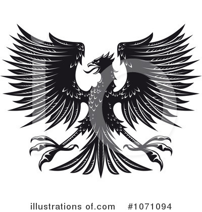 Royalty-Free (RF) Eagle Clipart Illustration by Vector Tradition SM - Stock Sample #1071094