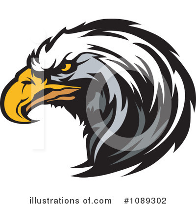 Royalty-Free (RF) Eagle Clipart Illustration by Chromaco - Stock Sample #1089302