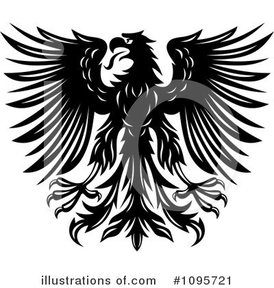 Royalty-Free (RF) Eagle Clipart Illustration by Vector Tradition SM - Stock Sample #1095721
