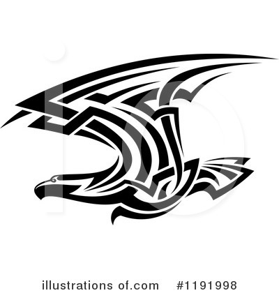 Royalty-Free (RF) Eagle Clipart Illustration by Vector Tradition SM - Stock Sample #1191998
