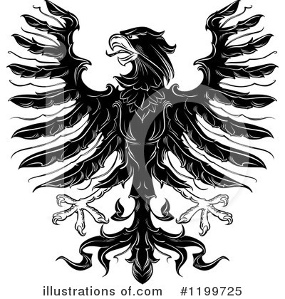 Royalty-Free (RF) Eagle Clipart Illustration by Vector Tradition SM - Stock Sample #1199725