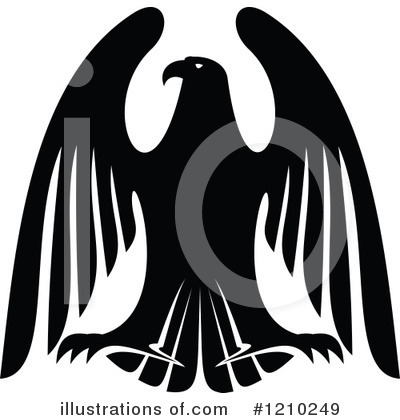 Royalty-Free (RF) Eagle Clipart Illustration by Vector Tradition SM - Stock Sample #1210249